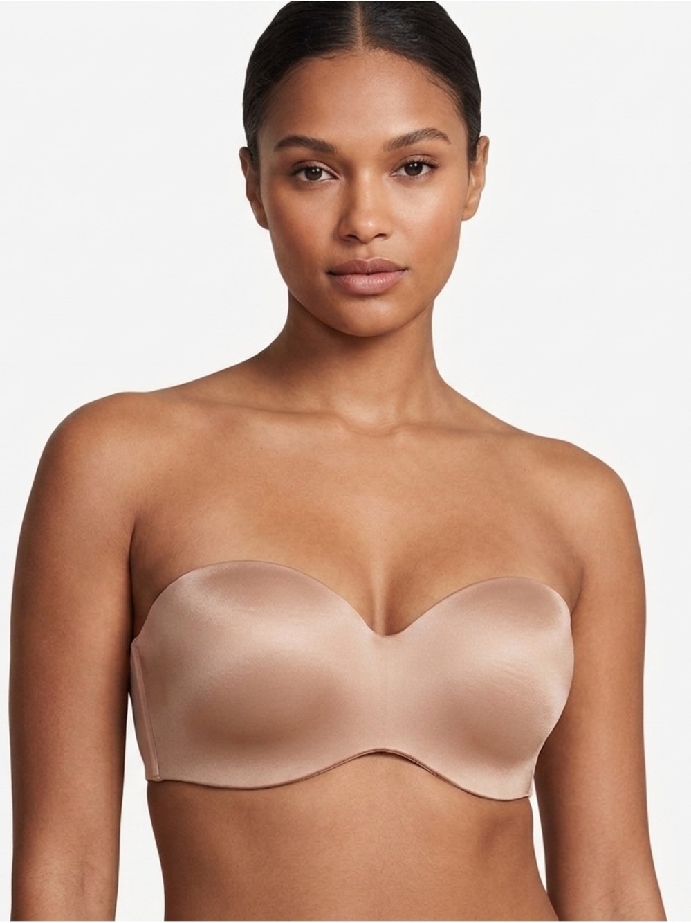 Victoria’s Secret Body By Victoria Strapless Convertible Bra - Nude Size 30D New